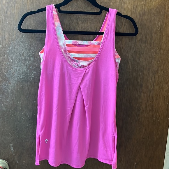 Ivivva tank with built in bra. Size 14 - Picture 8 of 9